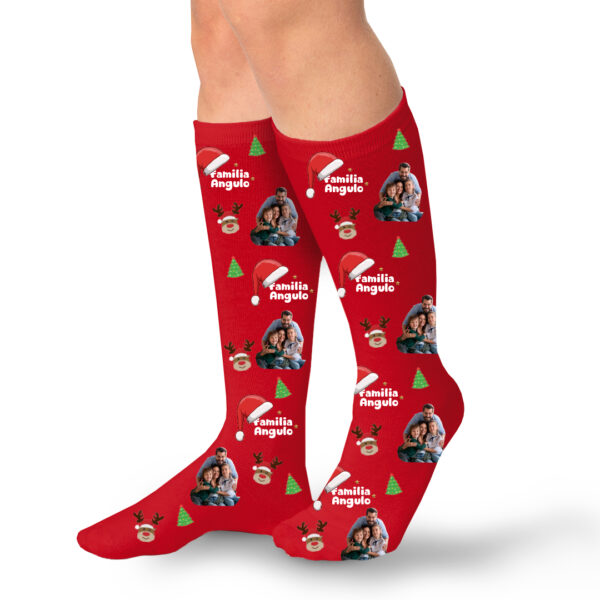 Calcetines Navidad en Familia