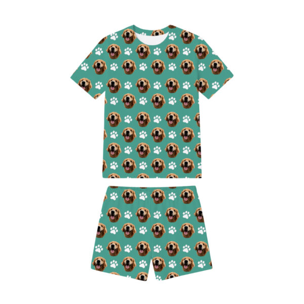 Pijama Manga Corta Huellitas
