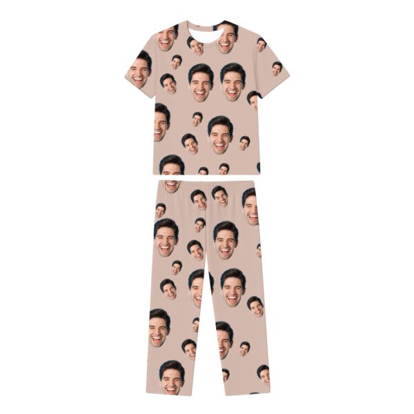 Pijama Manga Corta + Pantalón Caritas Locas